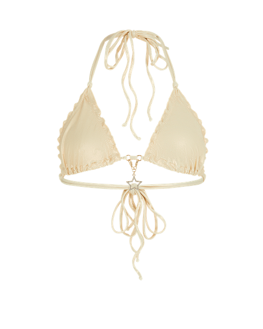 Berry 1 Bikini Top Light Gold | Agent Provocateur