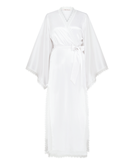 Gisele Long Kimono White | Agent Provocateur