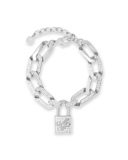 Meriem Bracelet Silver/Crystal | Agent Provocateur