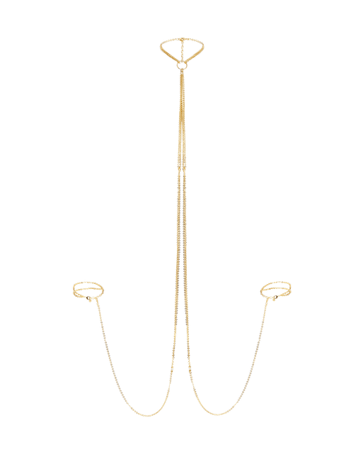 Foxie Choker & Cuff Set Gold | Agent Provocateur