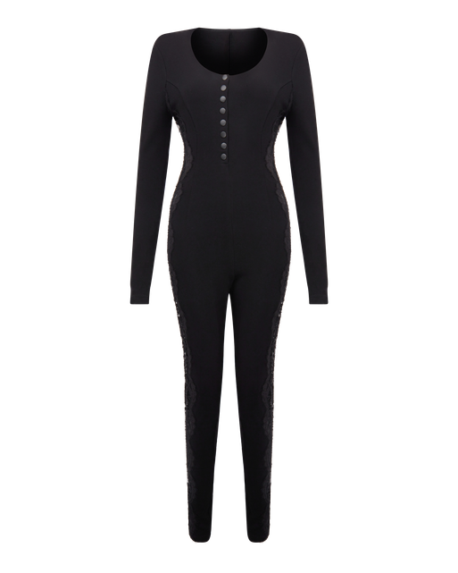 Nadina Jumpsuit Navy/Black | Agent Provocateur