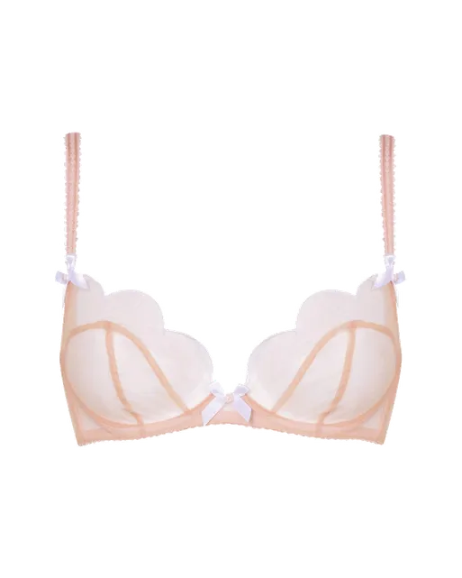Lorna Plunge Underwired Bra Sand | Agent Provocateur