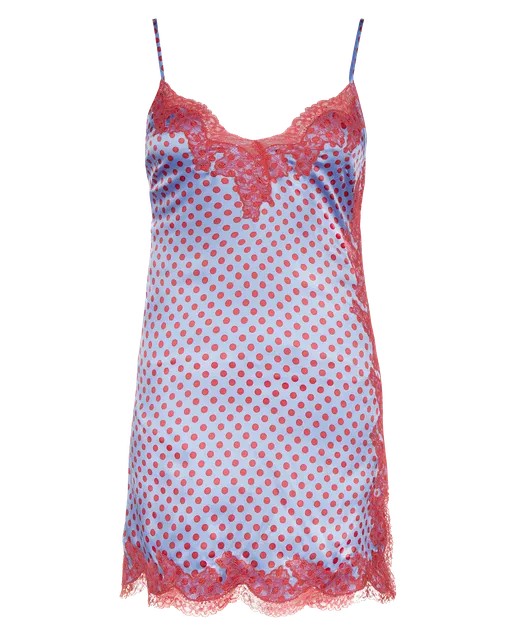Lucie Short Slip Blue/Pink | Agent Provocateur