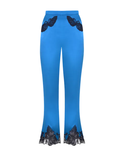 Aymee Long Trouser Blue/Black | Agent Provocateur