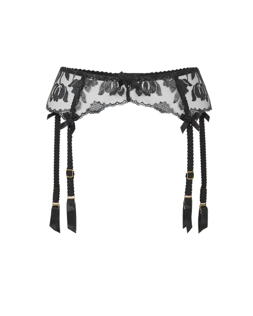 Sparkle Suspender Black | Agent Provocateur