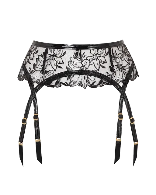 Ozella Suspender Black | Agent Provocateur