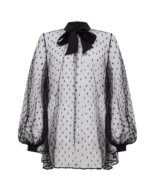 Madelina Long Sleeve Top Black | Agent Provocateur