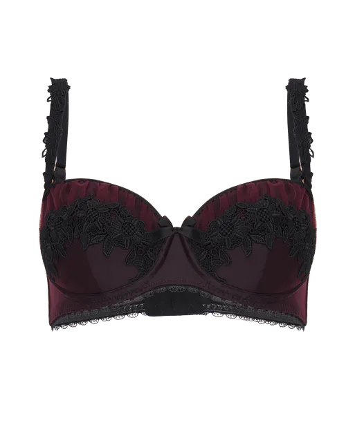 Lianne Bra Burgundy/Black | Agent Provocateur
