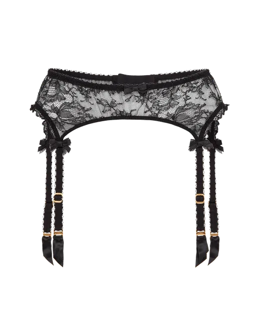 Hinda Suspender Black | Agent Provocateur