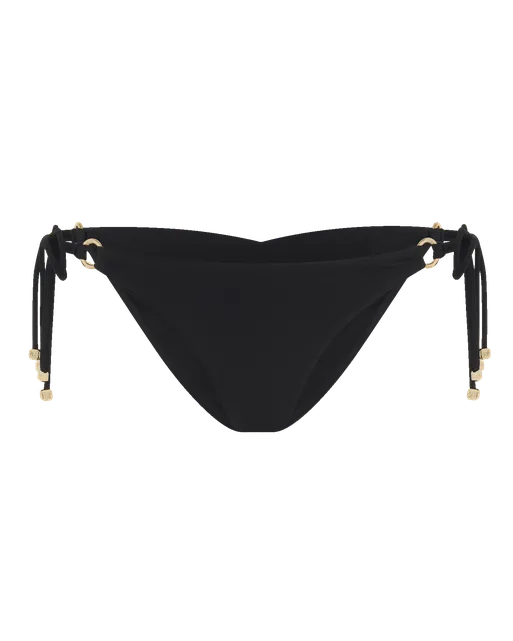 Malisa Tieside Bikini Bottom Black | Agent Provocateur