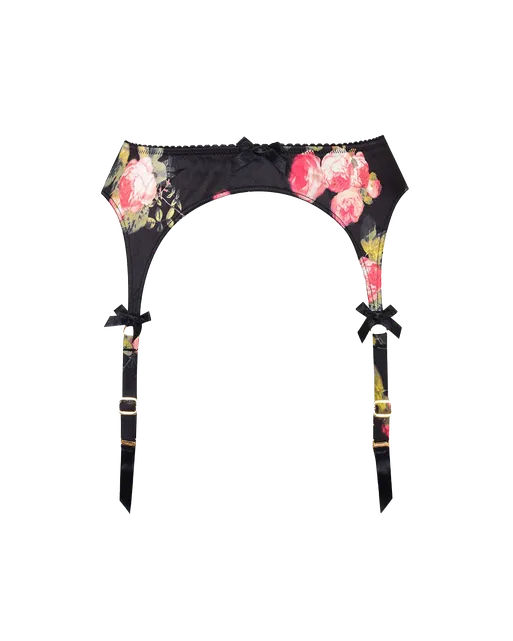 Elora Suspender Black | Agent Provocateur