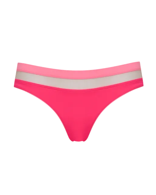 Zenaya Bikini Bottom Pink/Multi | Agent Provocateur
