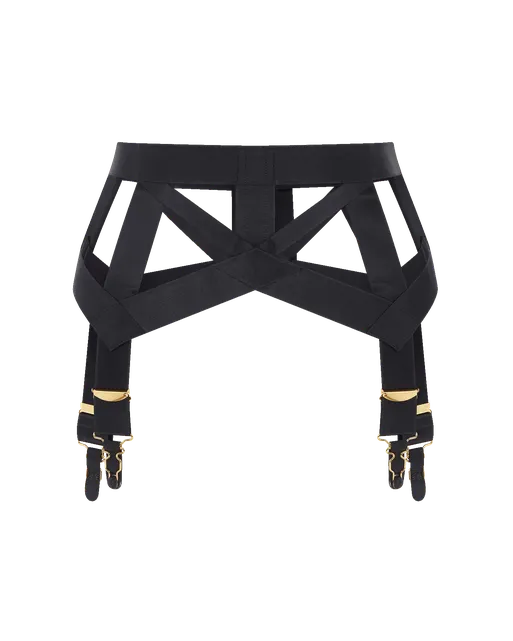 Whitney Suspender Black | Agent Provocateur