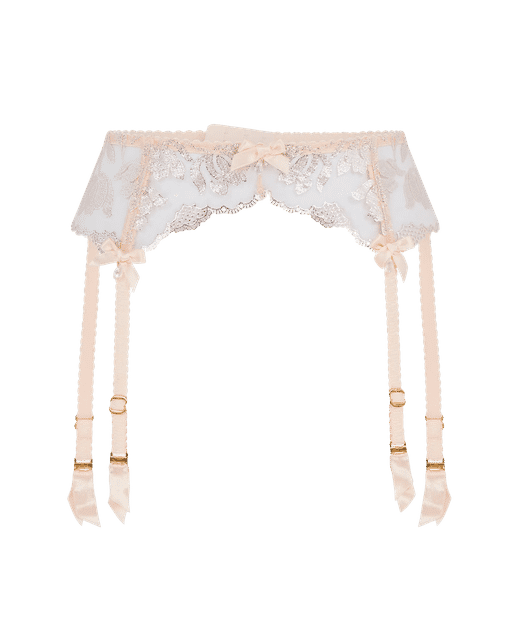 Sparkle Suspender Beige | Agent Provocateur