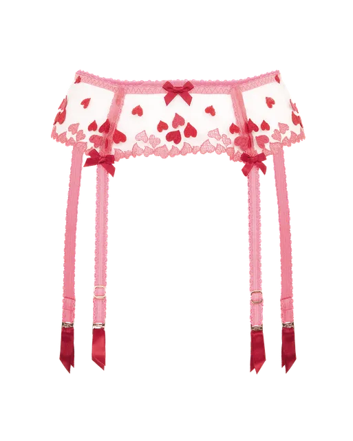 Cupid Suspender Pink | Agent Provocateur