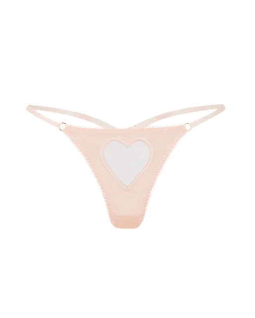 ETTIE SILK THONG Pink | Agent Provocateur