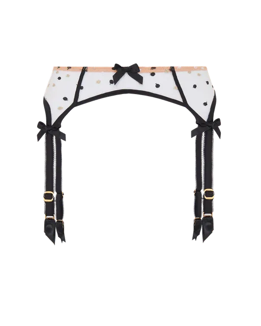 Brie Suspender Black | Agent Provocateur
