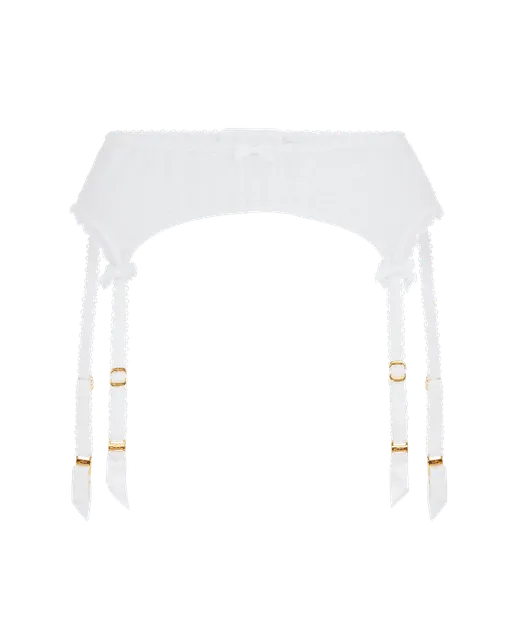 Hinda Suspender White | Agent Provocateur