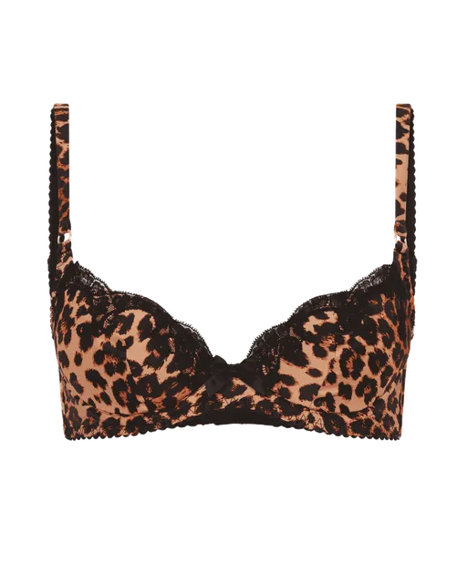Molly Plunge Underwired Bra Leopard | Agent Provocateur