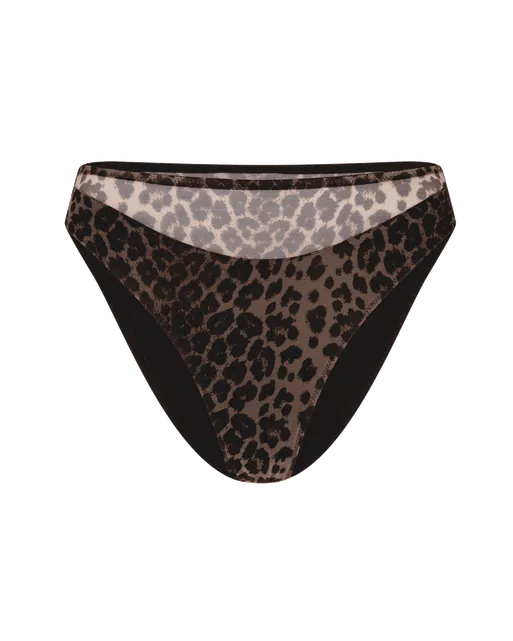Lucky High Leg Brief Leopard | Agent Provocateur