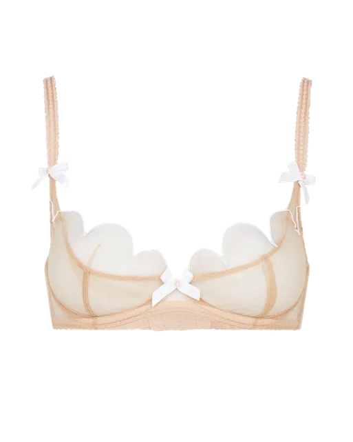 Lorna Demi Cup Plunge Underwired Bra Sand | Agent Provocateur