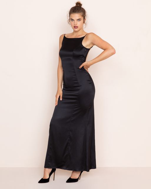 Lizzie Long Slip Black | Agent Provocateur