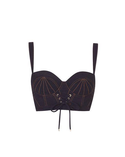 Safiya Bikini Top Black | Agent Provocateur