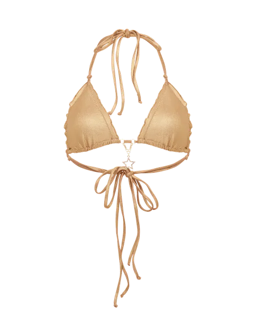 Berry Bikini Top Gold | Agent Provocateur
