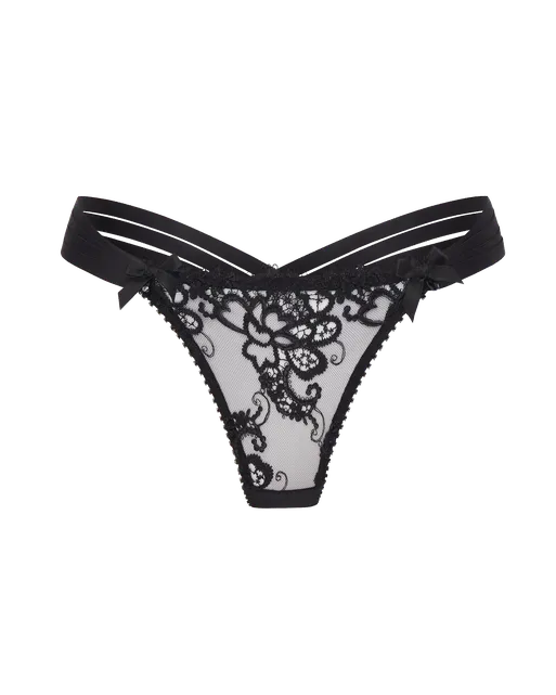 Dioni Thong Black | Agent Provocateur