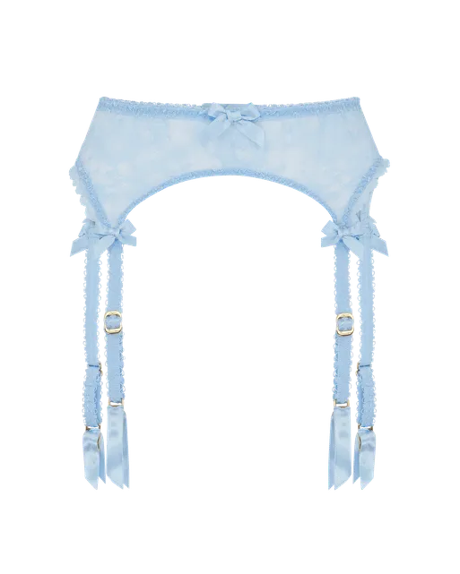 Hinda Suspender Blue | Agent Provocateur