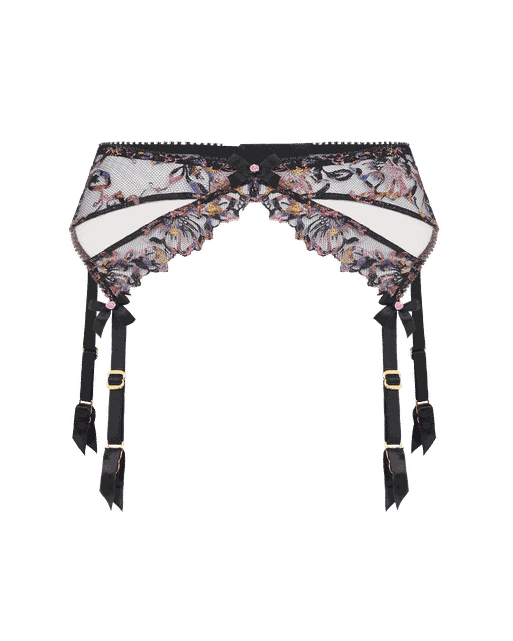 Leisha Suspender Black Multicolour | Agent Provocateur