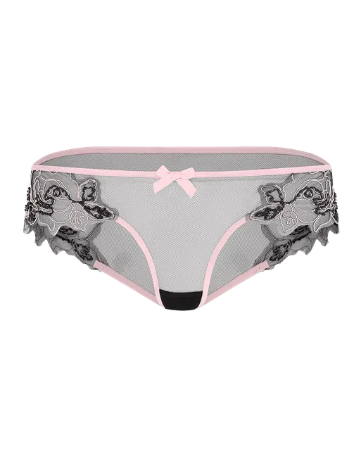 Lindie Full Brief Pink/Black | Agent Provocateur