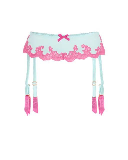 Molly Suspender Mint/Pink | Agent Provocateur