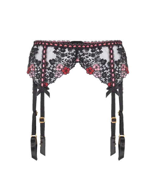 Petunia Suspender Black | Agent Provocateur