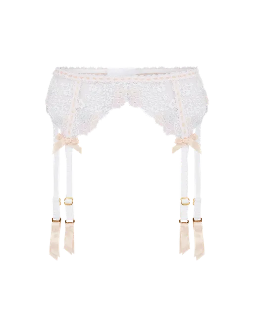 Petunia Suspender White | Agent Provocateur