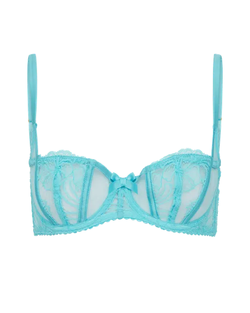 Rozlyn Balconette Bra Turquoise | Agent Provocateur
