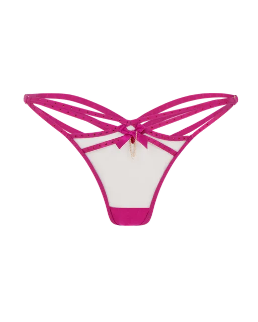 Rubi Thong Magenta/Sand | Agent Provocateur