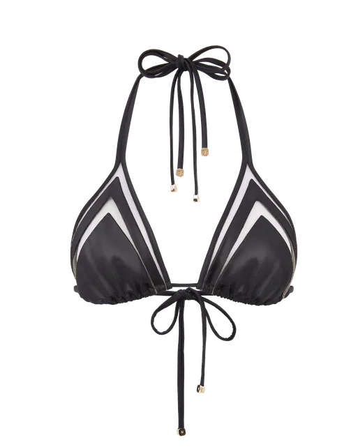 Tora Bikini Top Black/Sand | Agent Provocateur