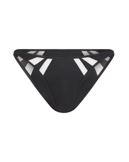 Tora Bikini Bottom Black/Sand | Agent Provocateur