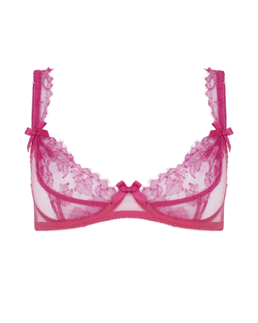 Willa Demi Cup Bra Hot Pink | Agent Provocateur