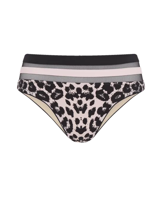 Zenaya High Waisted Bikini Bottom Leopard | Agent Provocateur
