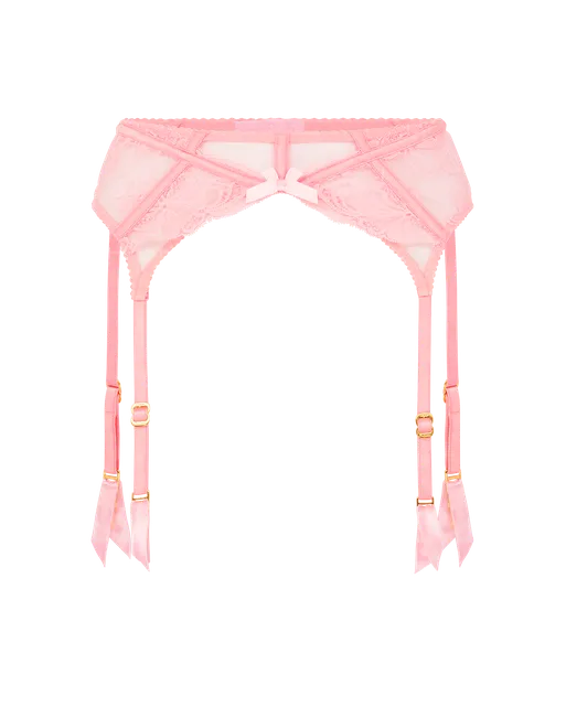 Rozlyn Suspender Baby Pink | Agent Provocateur