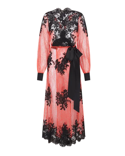 Davinia Dressing Gown Peach | Agent Provocateur