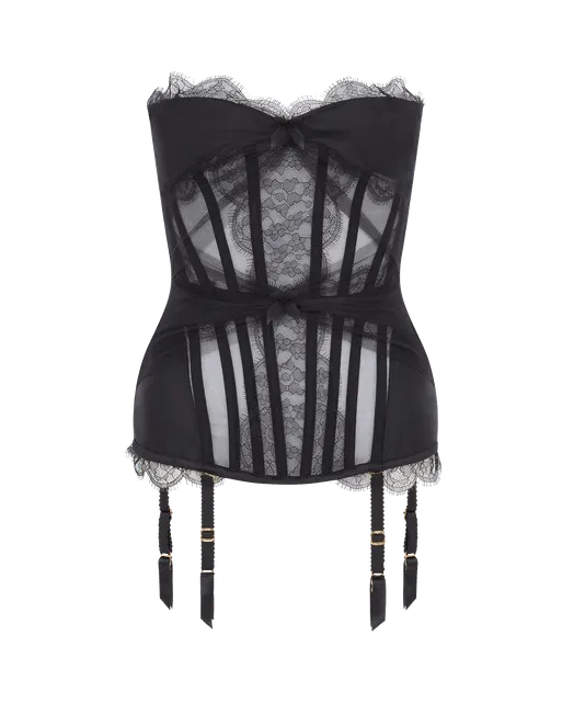 Halley Corset Black | Agent Provocateur