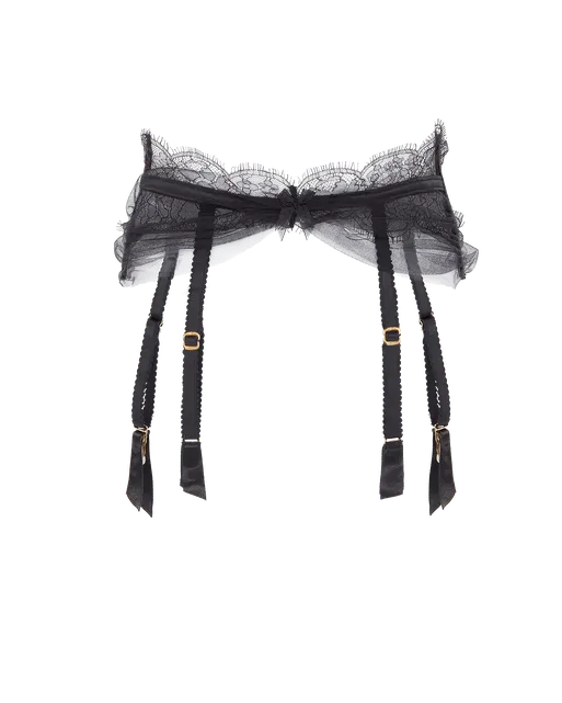 Halley Suspender Black | Agent Provocateur