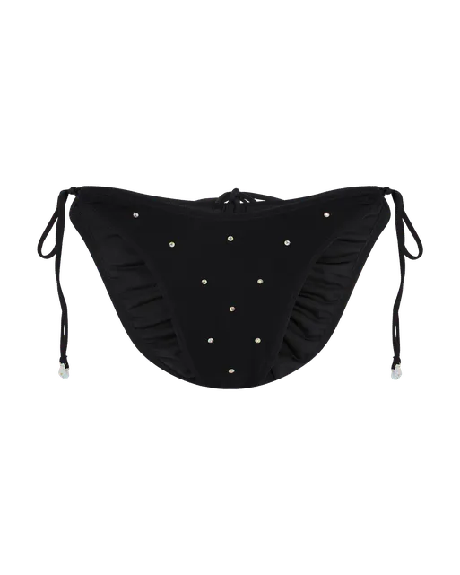 Isameya Bikini Bottom Black/Iridescent | Agent Provocateur