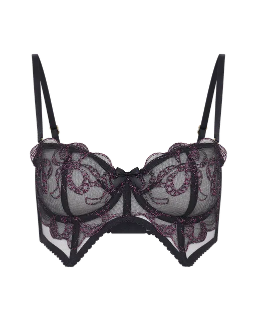 Louella Bustier Black/Pink | Agent Provocateur