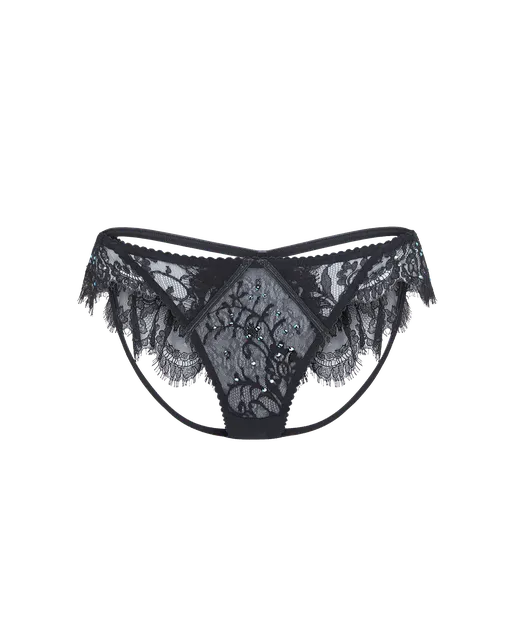 Roxannie Open Back Brief Black | Agent Provocateur