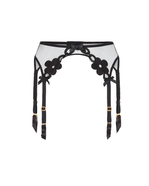 Daysi Suspender Black/Black | Agent Provocateur