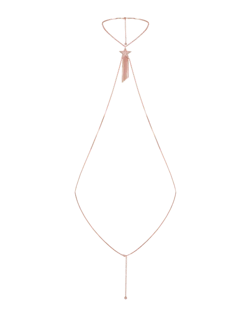 Dustie Body Chain Rose Gold/Crystal | Agent Provocateur